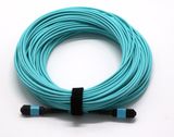 Om3 Multimode MPO Fiber Jumper Cord Aqua Color