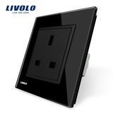 Livolo EU Standard UK Socket 13A Wall Power Outlet, Vl-C7c1UK-12/15