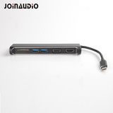 Type C to VGA USB3.0 Hub Video SD Card ABS Adapter for Data Transfer (9.5030)