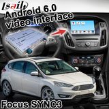 Android 6.0 GPS Navigation Box for Ford Focus Sync 3 Video Interface Mirror Link Waze Yandex