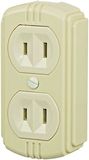 15A, 125VAC, 1-15r, Surface-Mount Duplex Electrical Receptacle