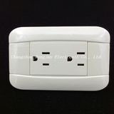 South America Market ABS Material Copper Contact USA Style Wall Sockets (G811)