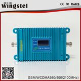 2018 New Design Signal Repeater for Mobile/Dual Band 900/2100MHz 2g 3G Signal Booster with Antenna