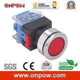 Onpow 30mm Push Button Switch (LAS0-K30-11/R/12V/S, CE, CCC, RoHS)