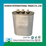 Aluminum Case Oval Type Cbb65 Air Condition Capacitor 70UF 250V 35+5UF