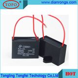 Electronic Fan Capacitor Cbb61 with Pin and Wire Series
