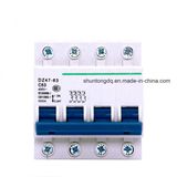 Mini Circuit Breaker, 4p 50A 63A MCB, 4.5ka, 6ka (DZ47-63)