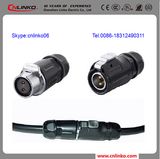 Electric Plug 220V Lp Waterproof 2 Pin LED Power Cabinet Connector