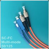 FC-Sc PC Om2 Multi-Mode Fiber Optic Patch Cord