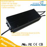 96% High Efficiency 720W 15A 36-58.8V Programmable 0-10V DMX Dimming LED Driver