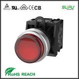 Supu Momentary LED Light Extended No Nc IP 67 Illuminated Pushbutton Switches by Metal Front Ring
