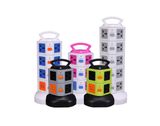 2 Layers Multi Vertical Power Socket with USB