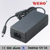 Weho AC/DC 12V 3A Desktop Power Adapter