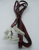 Three Flag-Kind Faston Terminals to 2510 Housing Harness