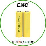 Battery Wholesale 18650 2500mAh lithium Battery 3.7V Rechargeable