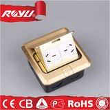 Aluminum Alloy Raised Floor Socket with 2 Universal Module Inside