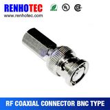 BNC Plug Connector Twist on Coaxial Cable RF Connector