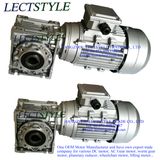 AC Worm Gear Speed Reducer Motor and Stair Climbing Motor with 0.37kw 140rpm 22n. M 10: 1