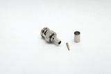 BNC Male Crimp Connector Brass&Zinc