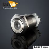 19mm DOT Illuminated Anti Vandal Pushbutton Switch L19 (19mm) Made of Stainless Steel