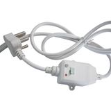 South Africa Power Cord Plug with Leakage Protector