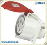 IP44 Cee 5p Red Panel Mounted Socket