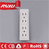 American Type 4 Gang Parallel Extension Socket with OEM Wire