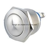 19mm Domed Head Screw Terminal Stainless Steel Push Button Switch