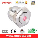 Onpow 16mm Illuminated Push Button Switch (GQ16H-10D/J/R/12V/S, CE, CCC, RoHS)