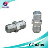 F Double Female Connector with Wide Hex