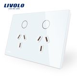 Livolo Touch Panel Standard Austrialia Switch Socket Vl-C9c2au-11
