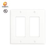American 2 Gang Decora Switch Cover UL Listed