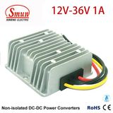 Non-Isolated Waterproof 12V to 36V 1A 36W DC DC Converter