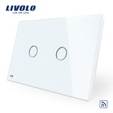Livolo Wall Wireless Remote 2 Gang Touch Light Switch Vl-C902r-11
