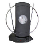 UHF/VHF/FM Indoor Outdoor Antenna with Clock (H-029C)