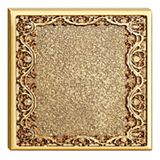 Brass Wall Blank Socket Cover with Classic Patterns