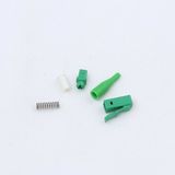 LC/APC Simplex 0.9mm Fiber Optic Kits Connector with Green Boot