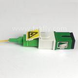 0.15dB Laser Warning Simplex Duplex Sc Shutter Fiber Optic Adapter