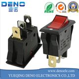 Silver Contact Boat Switch with Red Light