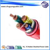 Medium Duty Soft Rubber Sheath Electric Power Cable