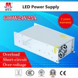 AC/ DC Single Output Industrial SMPS Switching Power Supply 600W 24V 25A for LED Lighting