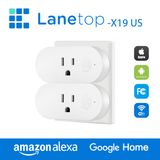 16A Wi-Fi Enabled Mini Smart Plug Remote Control with Timer