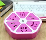 Smart Power 4 Outlet 4 USB Extension Electrical Multi Plug Socket