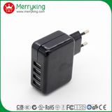 EU Plug Universal Travel USB Charger 5V 2.4A with Ce/GS/CB Approval