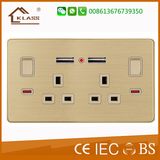 British Dp 13A USB Power Socket 2 USB Outlets