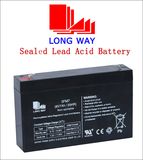 6V7ah Chargeable Lead Acid Battery for Backup System