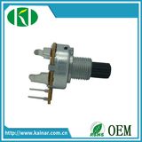 17mm 3 Pins Mono Rotary Potentiometer with Bush Wh0171A-1