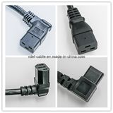 European VDE 6FT Standard IEC C13 C14 Detachable AC Power Cable