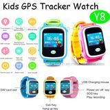 Kids GPS Tracker Watch with with GPRS Real-Time Location (Y8)