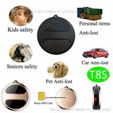 Newest GPS Tracker Key Pendant for Person / Pets / Kids (T8S)